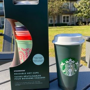 Starbucks Holiday Color changing reusable cups
